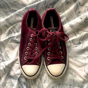 Maroon Converse